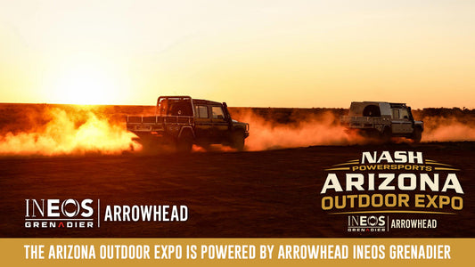 THE 2026 ARIZONA OUTDOOR EXPO IS POWERED BY ARROWHEAD INEOS GRENADIER