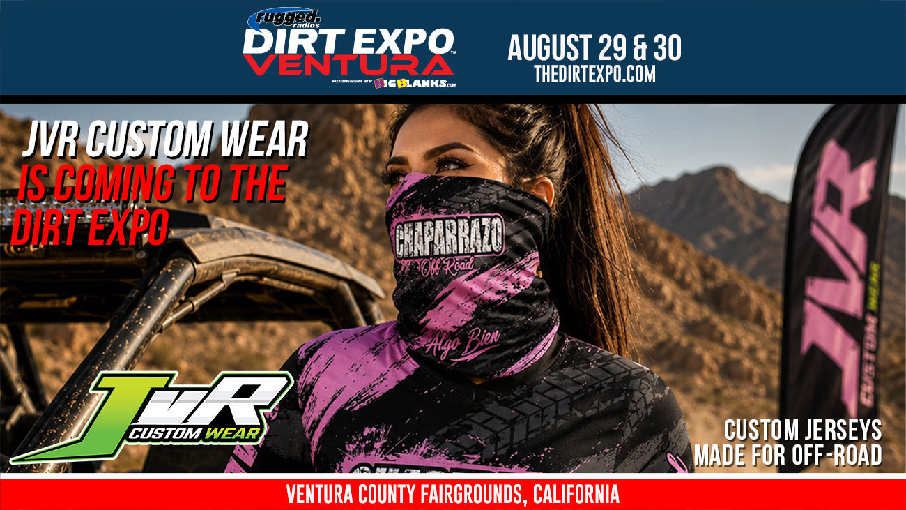 JVR Custom Wear Brings Custom Performance Apparel and Team Branding to THE DIRT EXPO Ventura
