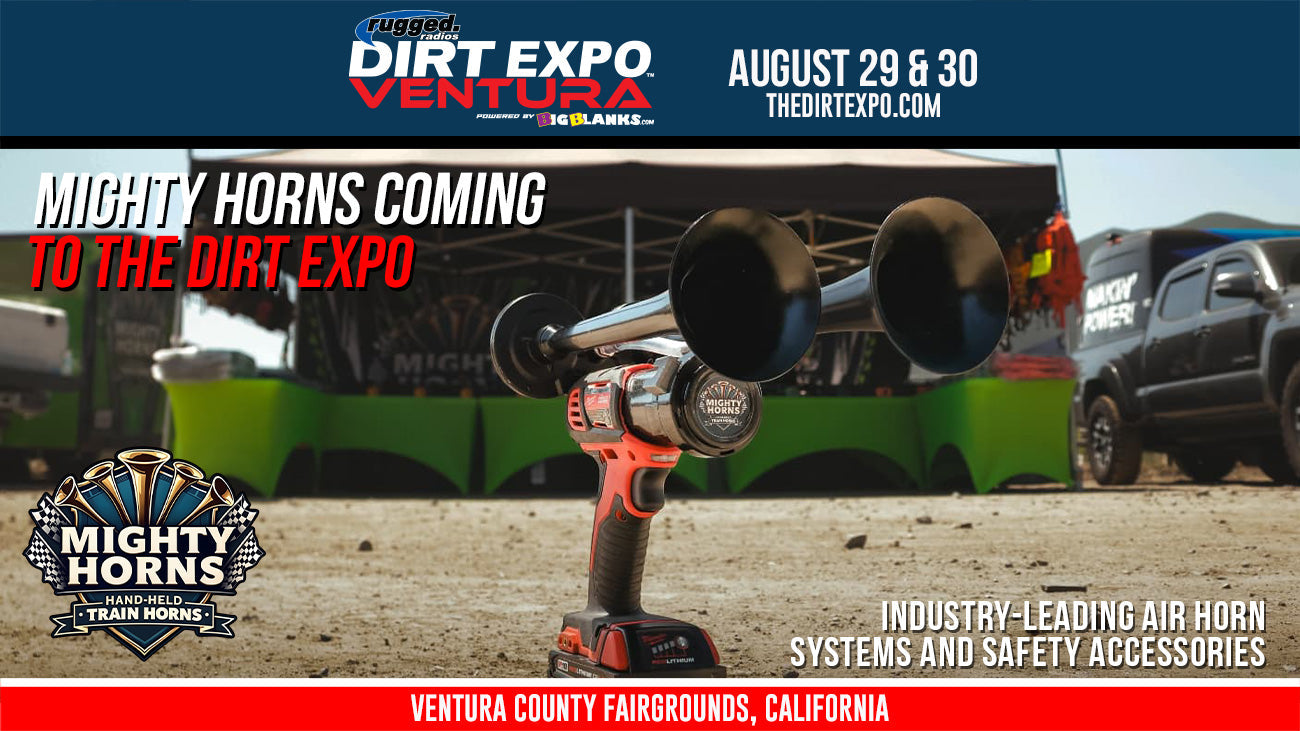 Mighty Horns Brings Powerful Vehicle Safety and Sound Solutions to THE DIRT EXPO Ventura