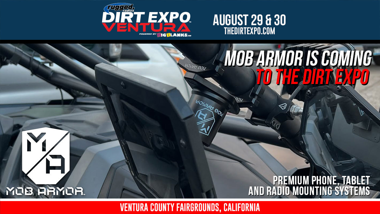 Mob Armor Brings Rugged Device Mounting Solutions to THE DIRT EXPO Ventura