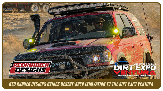 RED RUNNER DESIGNS BRINGS DESERT-BRED INNOVATION TO THE RUGGED RADIOS DIRT EXPO VENTURA 2026