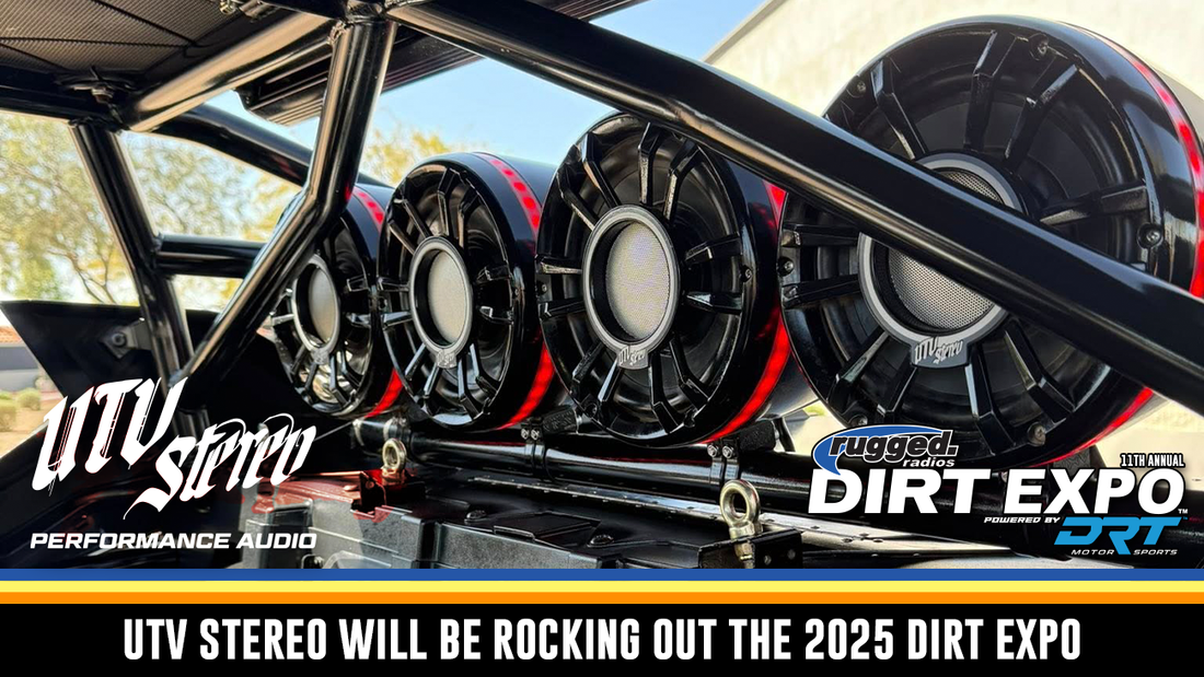 UTV Stereo will be at the 2025 DIRT EXPO